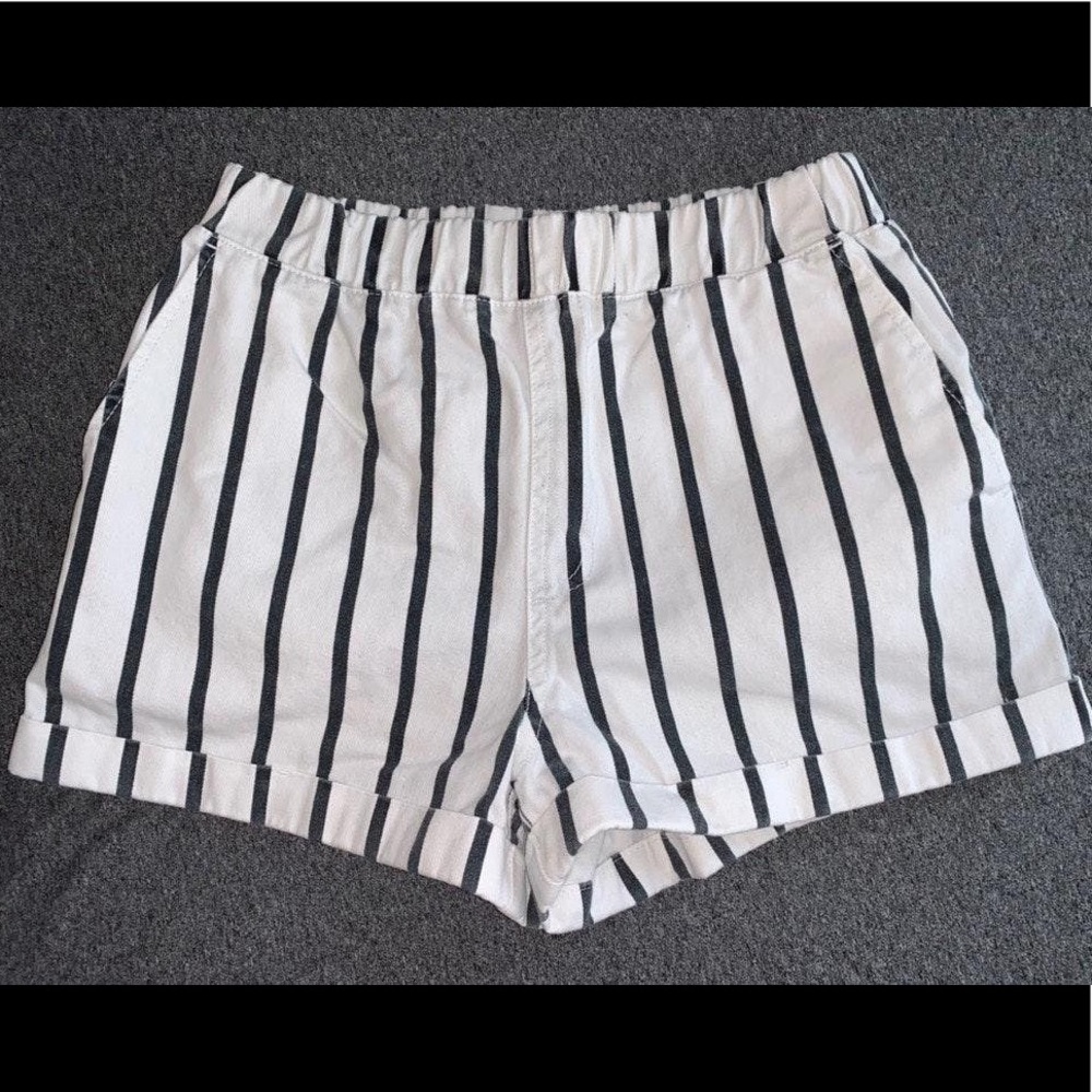 Forever 21 Navy Stripe Shorts